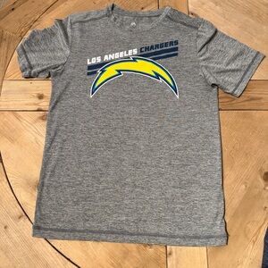 Majestic Los Angeles LA Chargers Heather Gray Performance Evolution Tee